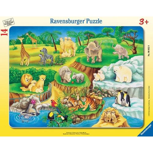 Ravensburger Puzzle Posjet zoološkom vrtu 14kom slika 1