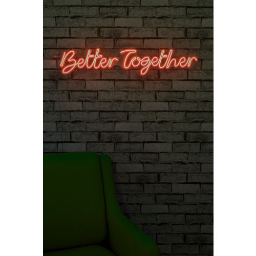 Wallity Ukrasna plastična LED rasvjeta, Better Together - Red slika 11