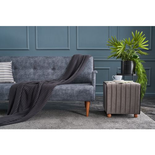 Atelier Del Sofa Tabure, Sivo, Mona Puf - Grey slika 3