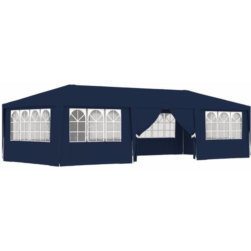 Profesionalni šator za zabave 4 x 9 m plavi 90 g/m² slika 5
