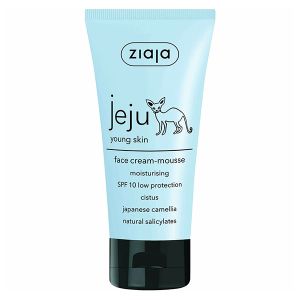 Ziaja JEJU krema za lice na bazi bijelog bušina i japanske kamelije SPF 10 50 ml