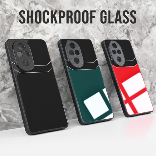 Torbica Shockproof glass za Honor 200 Pro crvena slika 2