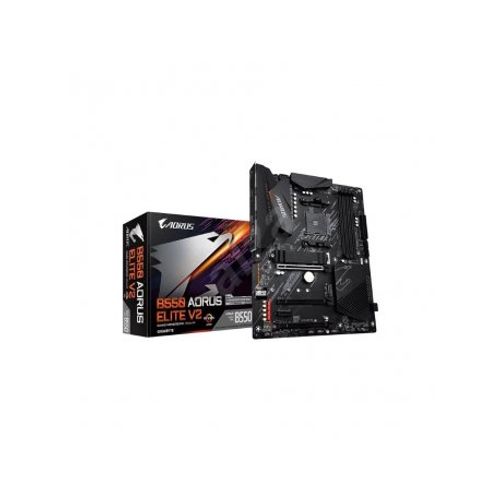 Gigabyte B550 AORUS ELITE V2 AM4 , AMD B550 Chipset, 4x DDR4, Supports AMD Ryzen 5000 Series/ Ryzen 5000 G-Series/ Ryzen 4000 G-Series and Ryzen 3000 Series Processors, Support for Extreme Memory Profile (XMP) memory modules slika 1