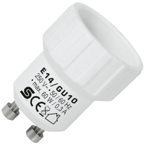 home Adapter za sijalično grlo GU10 na E14 - E14/GU10