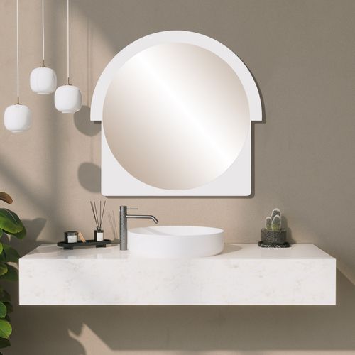 Lucky Mirror - White White Decorative Mirror slika 4