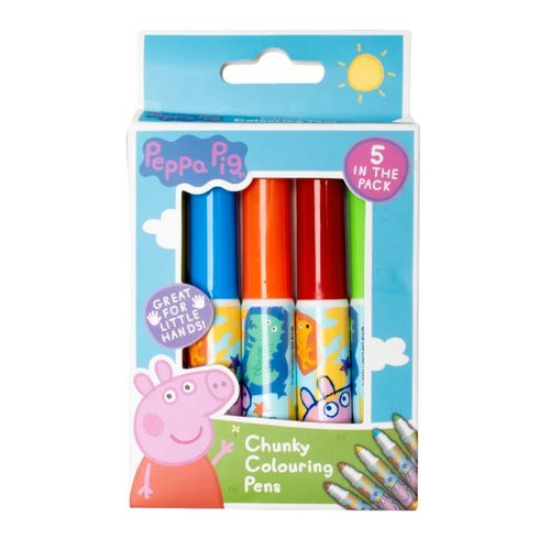 BLUE SKY PEPPA PIG PEN SET - CHUNKY FELT TIPS slika 3