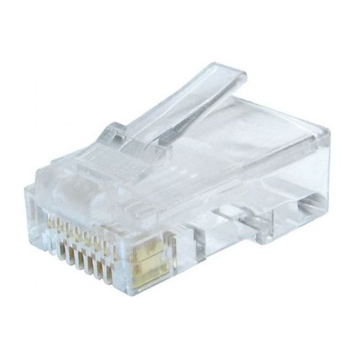 LC-8P8C-002/10 Gembird CAT6 Modular plug 8P8C 30u gold plated RJ45, 10 u pak /CENA PO PAKOVANJU slika 1