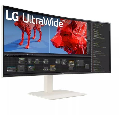 Monitor LG 38WR85QC-W 38"/IPS,zakrivljen,21:9/3840x1600/144Hz/1ms GtG/HDMIx2,DP,USB,LAN/Gsync/bela slika 3