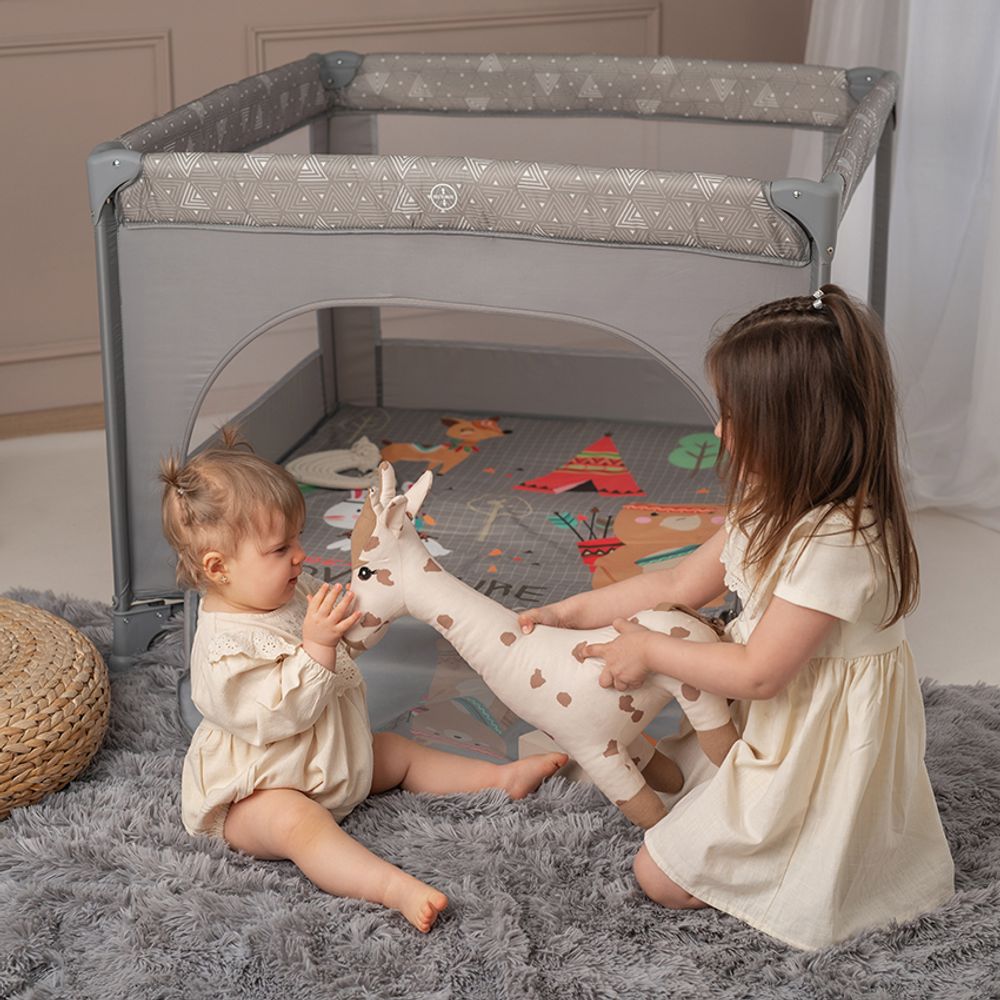 Lorelli Vrtić za bebe Play N Relax, Beige Camping slika 11