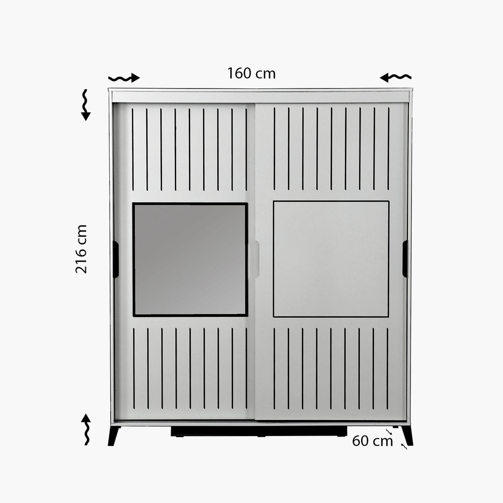 Pasific Home Fuga 160 - Ormar od Hrasta slika 7