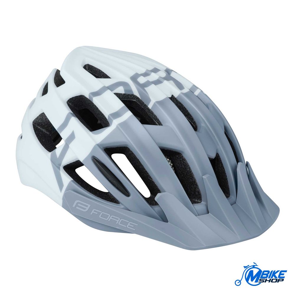 Force Kaciga Corella MTB Grey/White L-XL slika 1