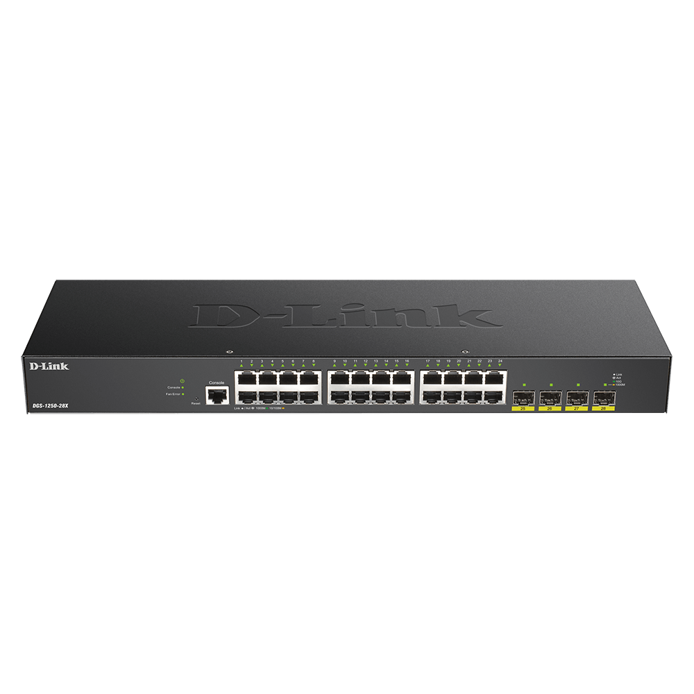 D-Link switch web smart, DGS-1250-28X slika 1