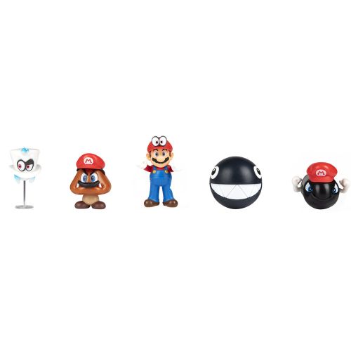 Super Mario Bros pack 5 figures 6,5cm slika 4