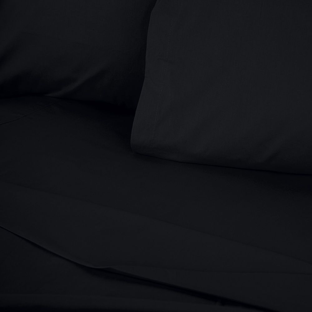 Ranforce King Fitted Sheet - Crna slika 3