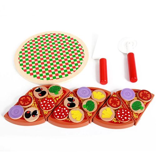 Montessori drveni set pizza s dodacima slika 3