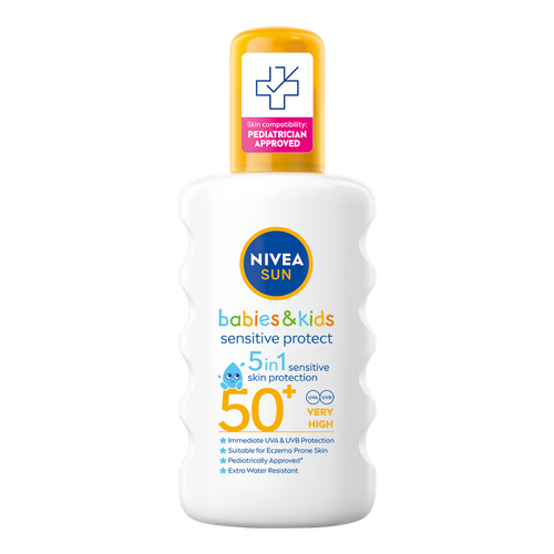 NIVEA SUN protect & sensitive sprej za decu SPF 50+ 200 ml slika 1