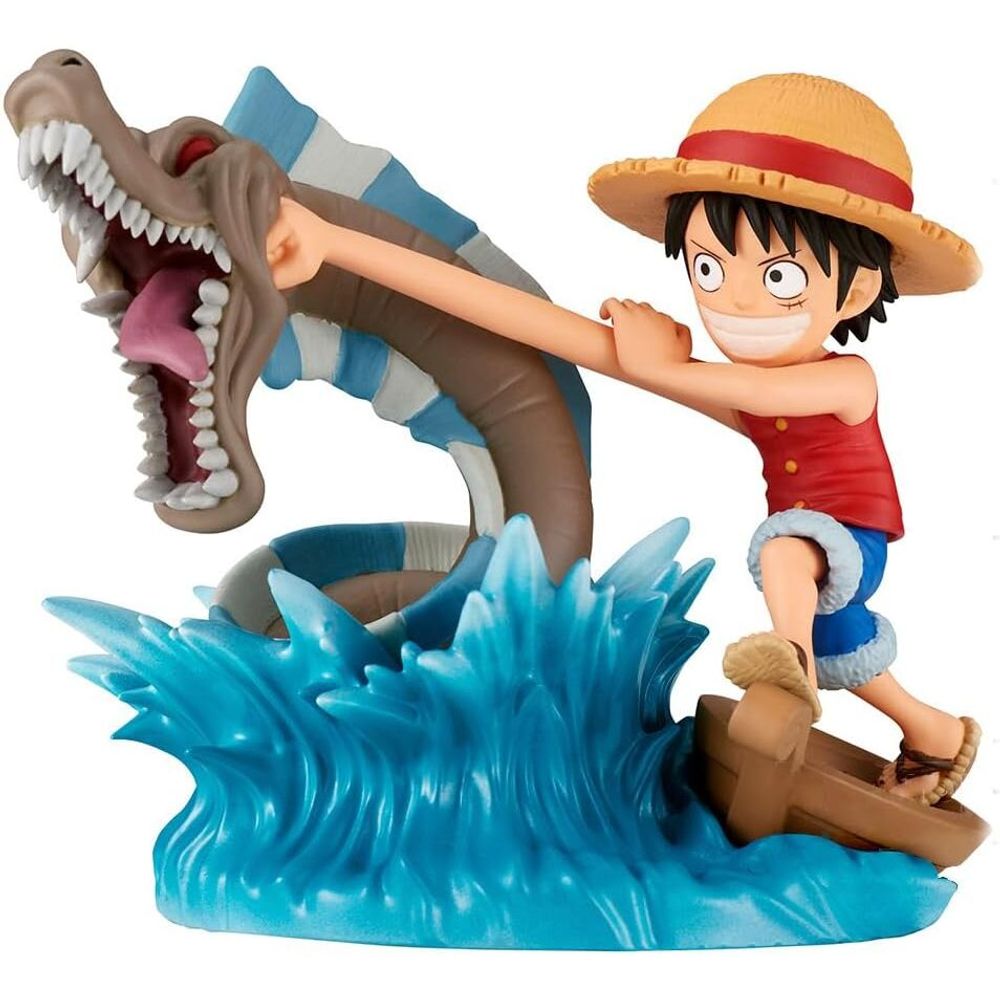 One Piece Log Stories Figura: Monkey D. Luffy protiv Lokalnog Morskog Čudovišta - 7 cm slika 5