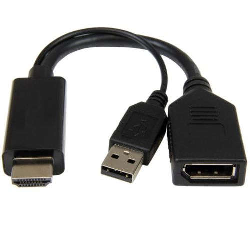 Gembird Active 4K HDMI to DisplayPort adapter, black slika 1