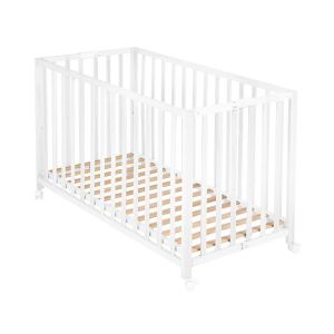 Roba Kids Drveni sklopivi krevetac 60x120 cm, Bijeli