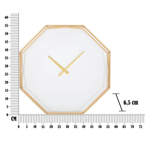 Mauro Ferretti Zidni sat goldy osmerokutni cm 56x6,5x56 slika 6