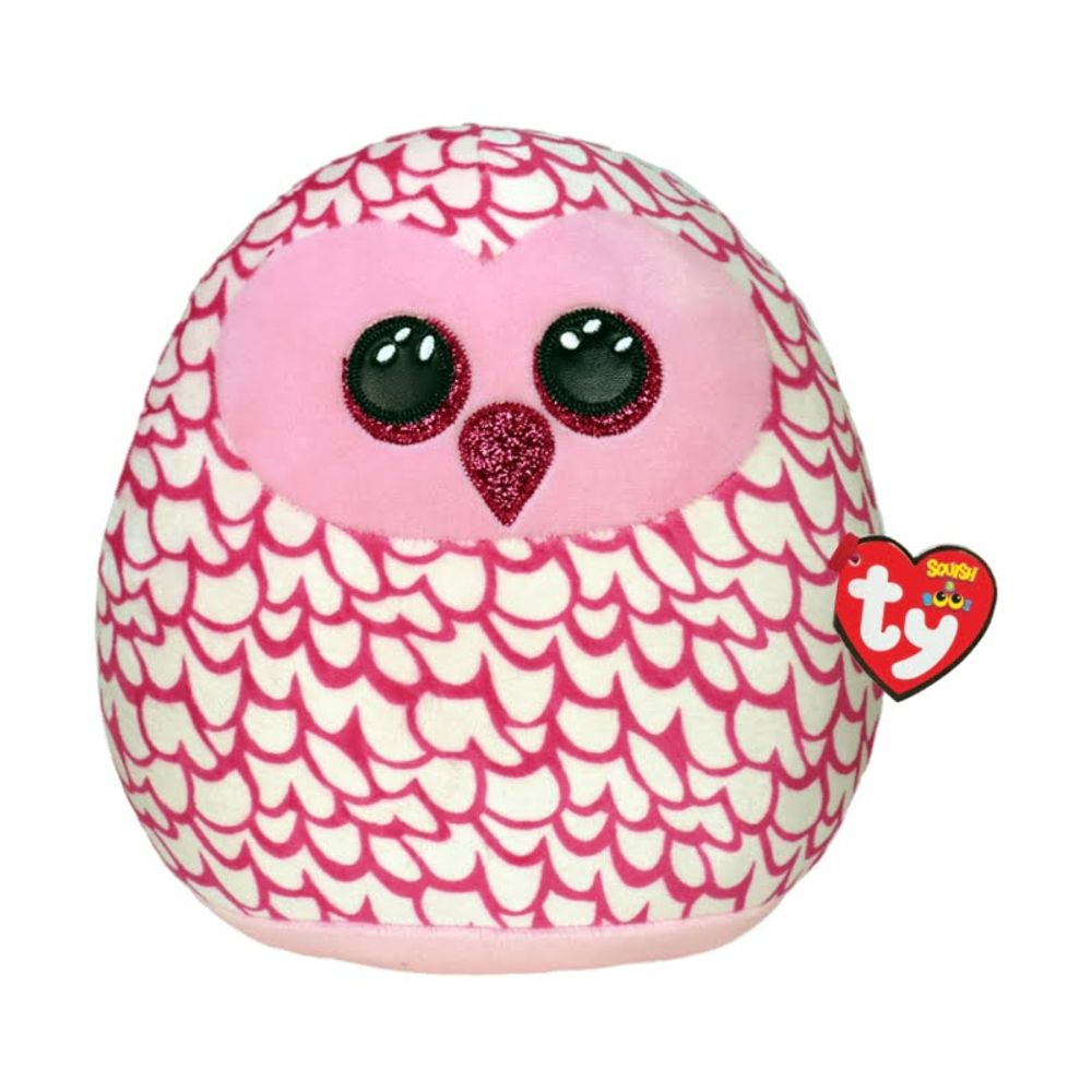 TY Plišana igračka Squishy Sova Pinky 22cm slika 1
