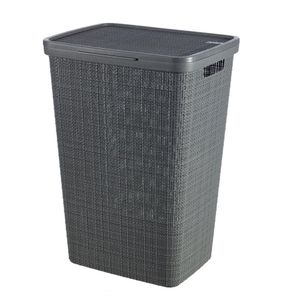 Curver korpa za veš 58L siva JUTE 