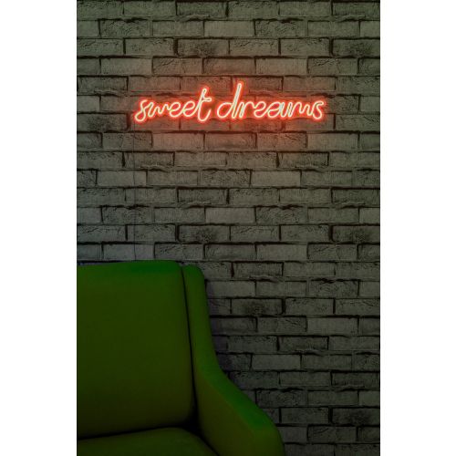 Wallity Ukrasna plastična LED rasvjeta, Sweet Dreams - Red slika 12