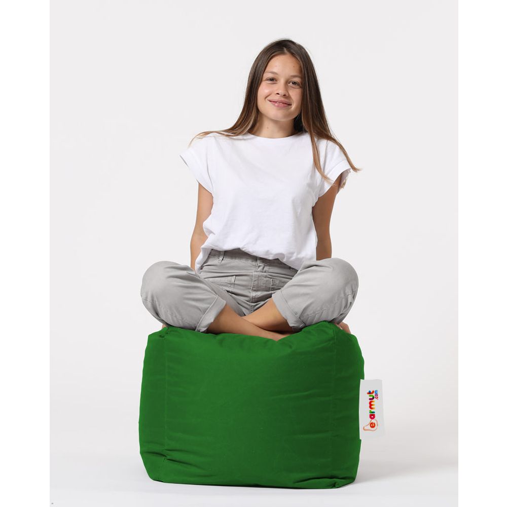 Kvadratni Puf - Zeleni Vrt Pouffe slika 3