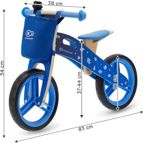 EOL-Kinderkraft Balans bicikl bez pedala RUNNER GALAXY - Plava slika 8