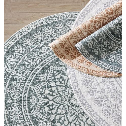 SONGMICS HOME Round rug, 120 cm slika 2