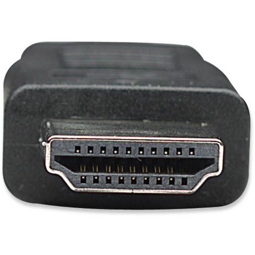 Manhattan HDMI / DVI adapterski kabel HDMI A utikač, DVI-D 24+1-polni utikač 1.00 m crna 322782  HDMI kabel slika 2