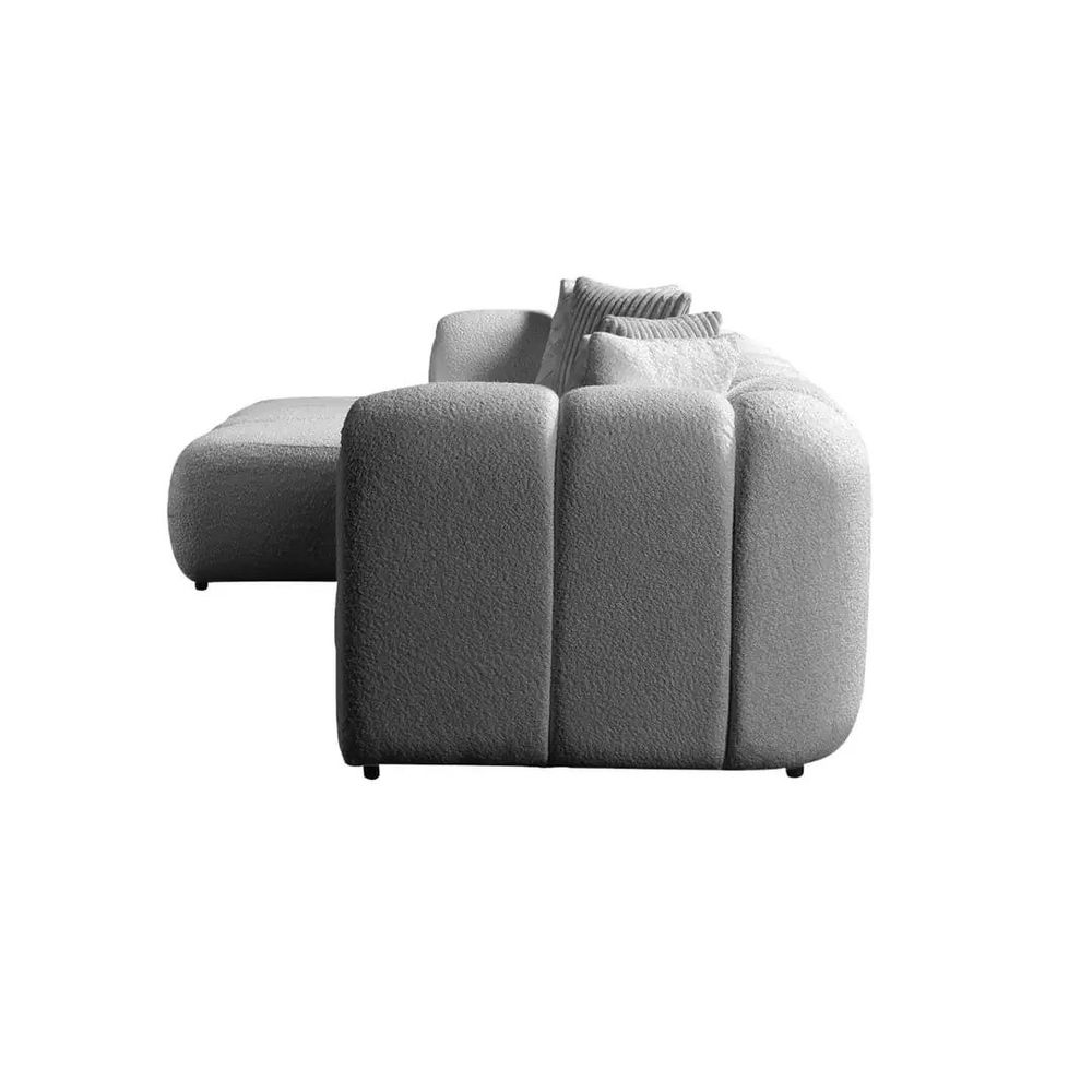 Ugaona Sofa N-Line Left - Siva Boja slika 8