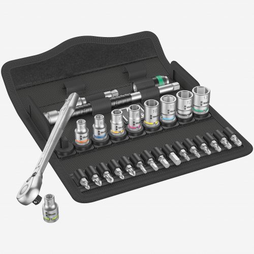 Wera 8100 SA 8 Zyklop Metalni set gedora, 1/4", metrički, 28 komada, 05004018001 slika 1