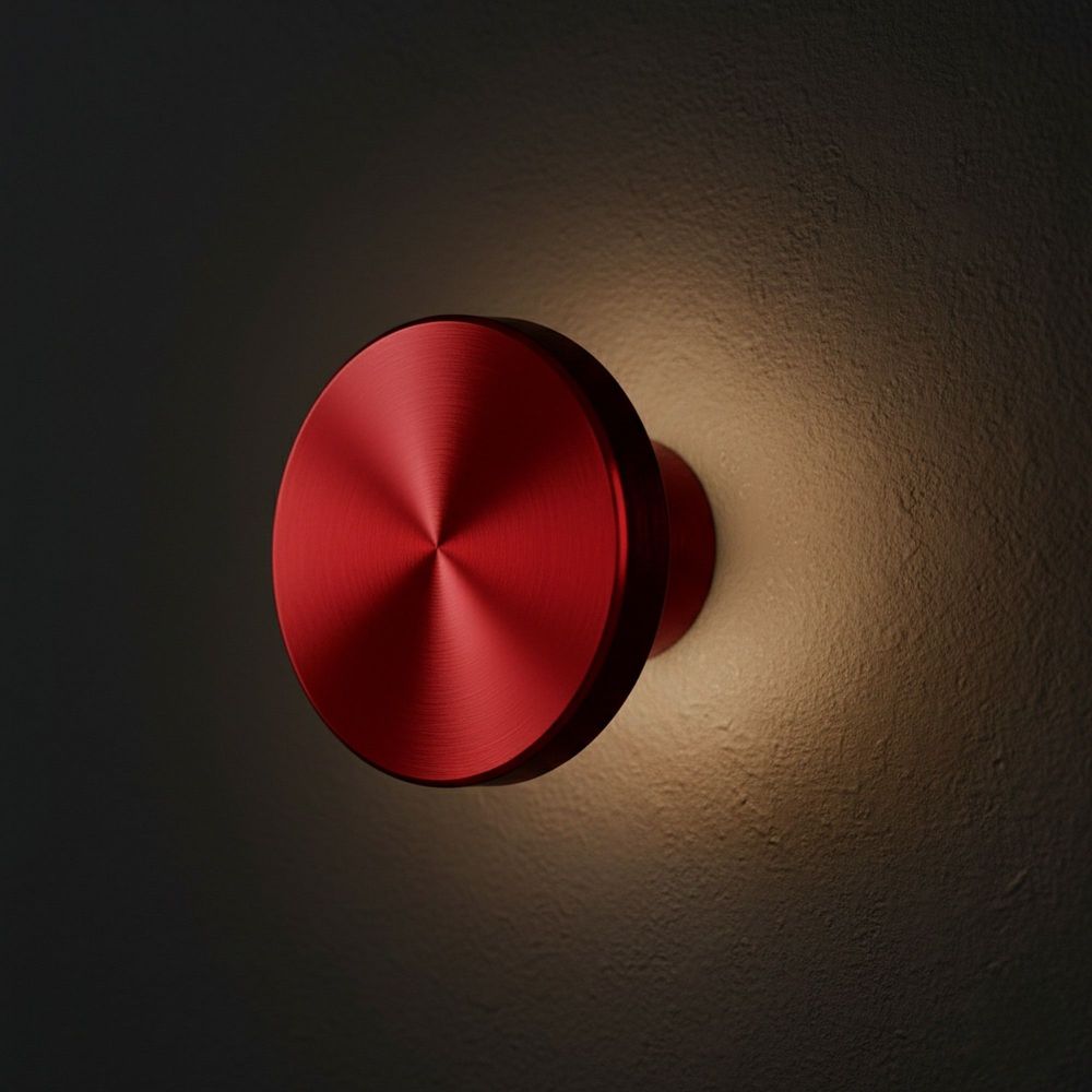 Zidna Lampa Aura - 15520 - M - K, boje: Crvena slika 7