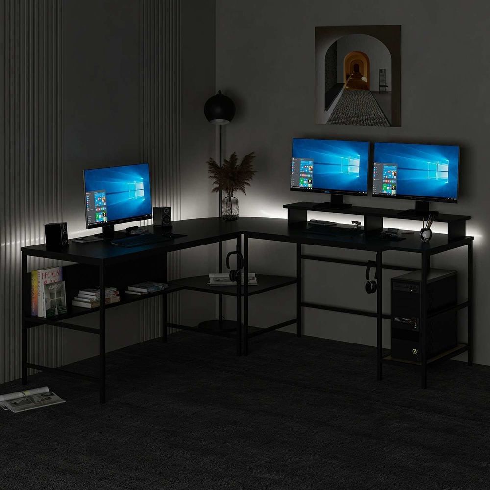 Greta RGB - 8536 - Crni Radni Sto slika 2