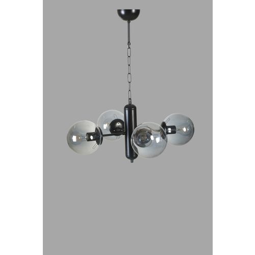 Bankok 4 Lü Siyah Füme Camlı Avize Black
Fume Chandelier slika 4