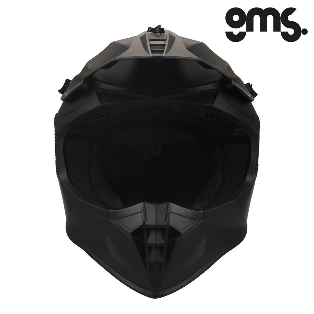 Zatvorena - full face off road kaciga za motor GMS Fortis - Mat crna vel.XL slika 2