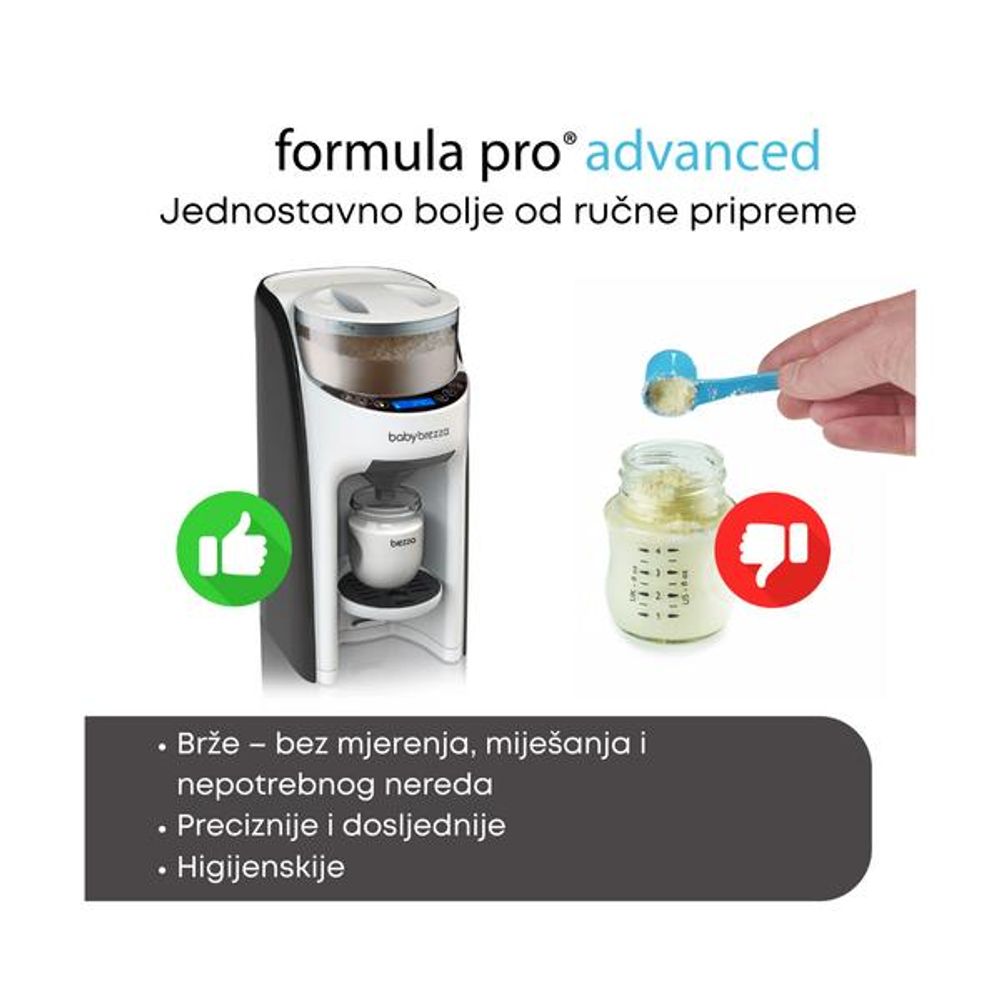 Baby Brezza Uređaj za pripremu adaptiranog mlijeka Formula Pro Advanced, White slika 4