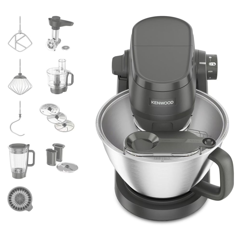 Kenwood Kuhinjski robot SET KHC30.070GY / 1000 W, anthracite slika 1