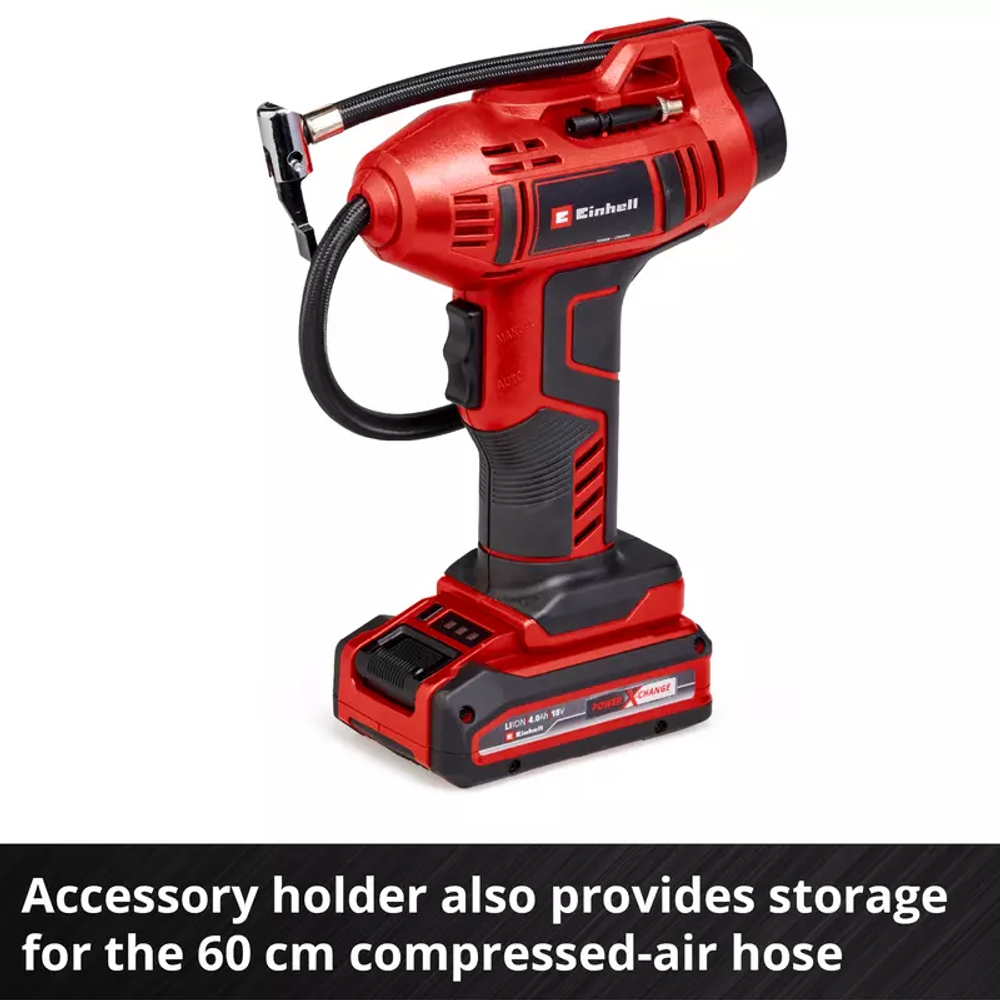 Einhell PXC aku autokompresor CE-CC 18 Li -Solo + Baterija 2.5 Ah i punjač slika 6