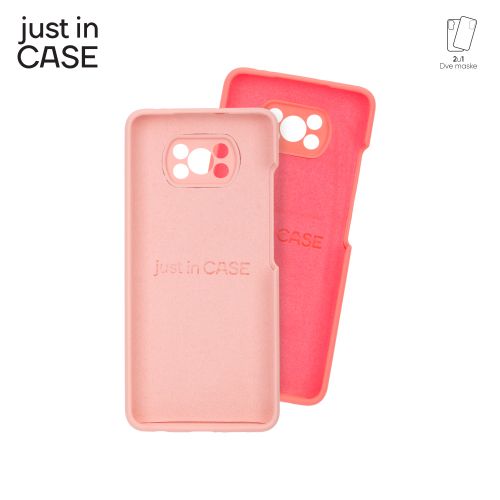 2u1 Extra case MIX PLUS paket PINK za Poco X3 Pro slika 1