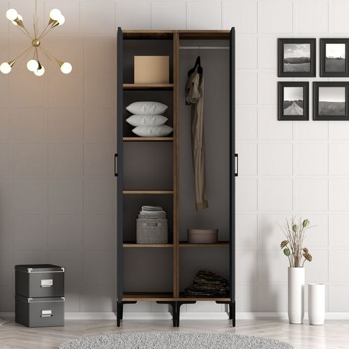 Kumsal PR - Walnut, Anthracite Walnut
Anthracite Wardrobe slika 2