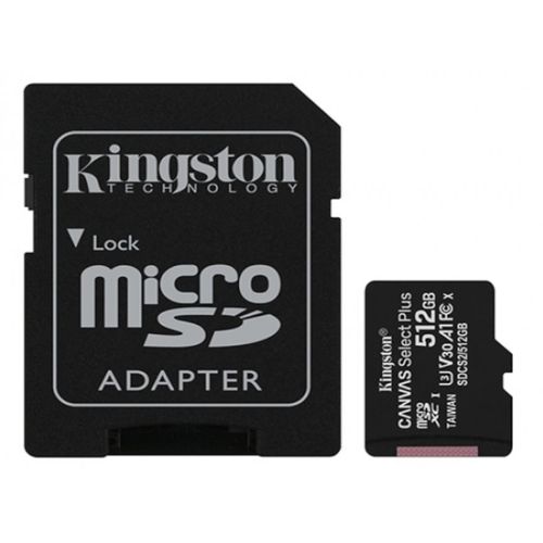 Kingston Memorijska karticaSDCS2 512GB microSD 512GB 100MB s-85MB s+adapter slika 1