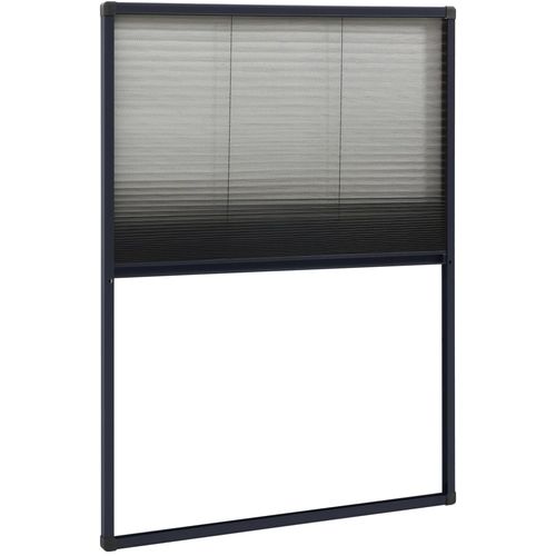 Zaslon protiv insekata za prozore antracit 80 x 120 cm aluminij slika 2