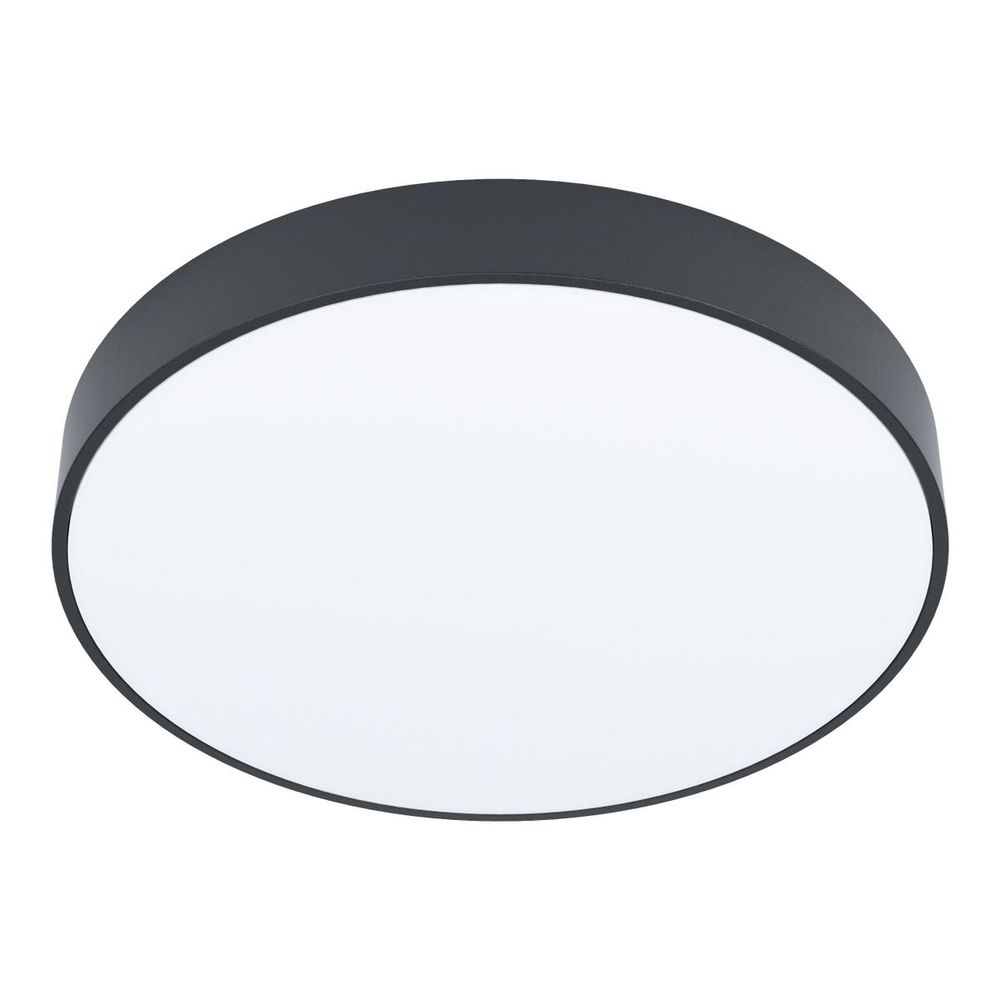 Eglo Zubieta-A Stropna LED Lampa 18W, Promjer 300mm, Dimabilna s Daljinskim Upravljačem, Crno/Bijela slika 1