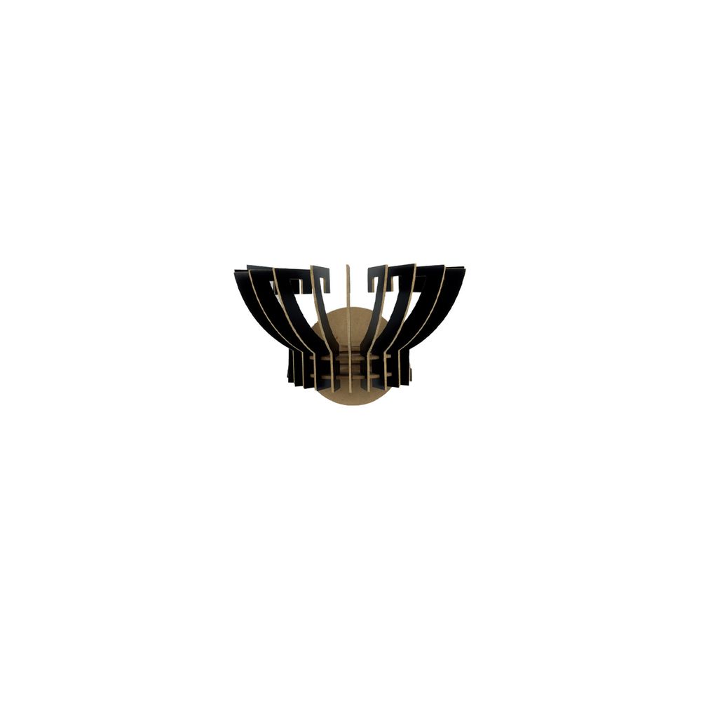 Crna zidna lampa 209-TS slika 2