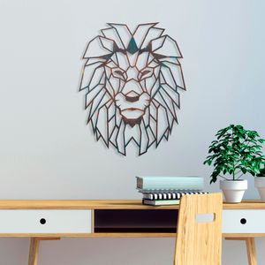 Wallity Metalna zidna dekoracija, Lion - 2