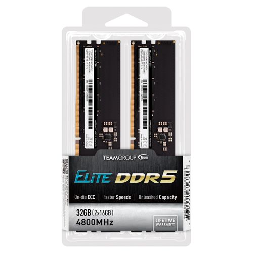 Teamgroup Elite 32GB (2x16GB) DDR5-4800 DIMM CL40, 1.1V slika 2