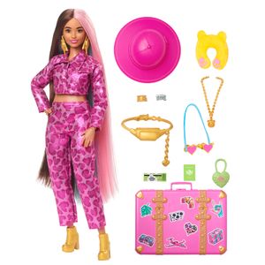 Barbie Extra lutka na putovanju - Safari (smeđa)