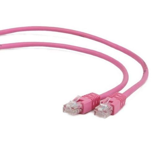 PP12-5M/RO Gembird Mrezni kabl, CAT5e UTP Patch cord 5m pink slika 1